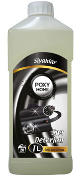 Poxy Siyahlar İçin 20 Yıkama Sıvı Deterjan 1 lt