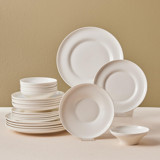 Karaca Selene 24 Parça 6 Kişilik Bone China Yuvarlak Yemek Takımı