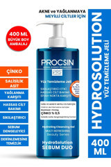Procsin Alkolsüz Tüm Ciltler Su Bazlı Yüz Temizleme Jeli 400 ml