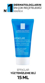 La Roche-Posay Effacler Alkolsüz Tüm Ciltler Su Bazlı Yüz Temizleme Jeli 15 ml
