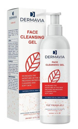 Dermavia Alkolsüz Tüm Ciltler Su Bazlı Yüz Yıkama Jeli 200 ml