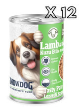 Snow Dog Premium Kuzu Etli Kıyılmış Yetişkin Köpek Maması 400 gr 12'li