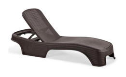 Şen Yayla Brezza Royal Rattan Plastik Taşınabilir Şezlong
