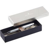 Steelpen Pearl Serisi 4486 Pistonlu-Kartuşlu Metal Doldurulabilir M Gümüş Dolma Kalem
