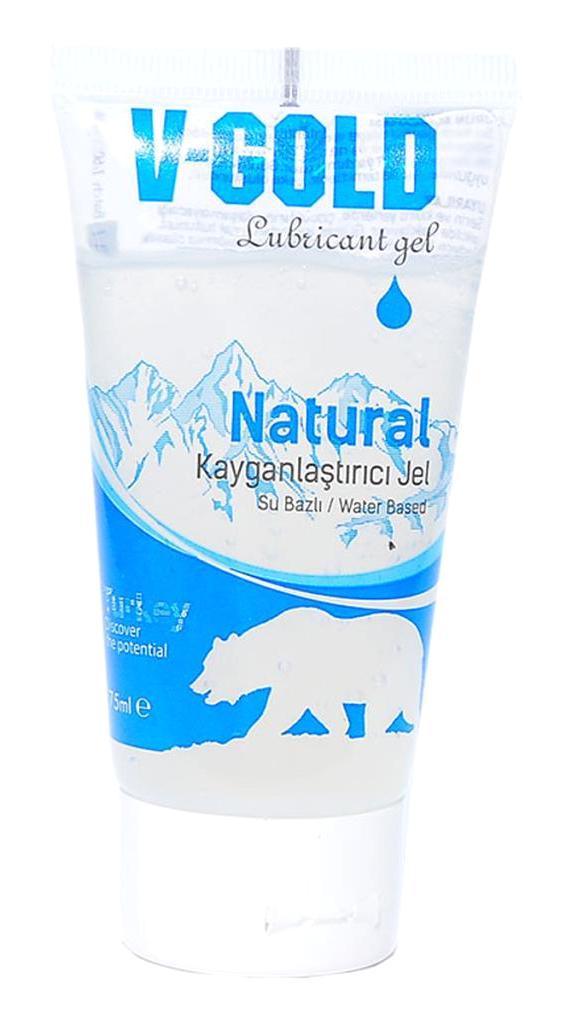 V-Gold Natural Su Bazlı Kayganlaştırıcı Jel 75 ml