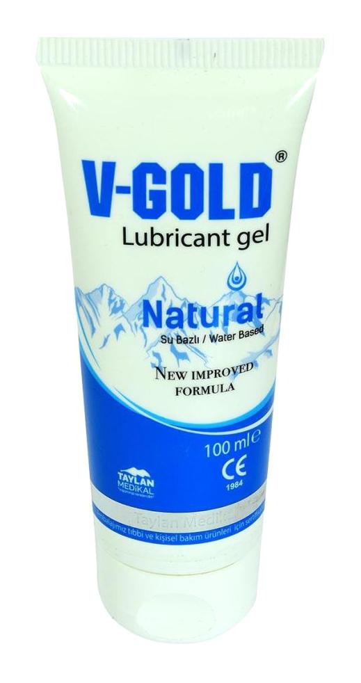 V-Gold Natural Su Bazlı Kayganlaştırıcı Jel 100 ml