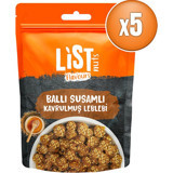 List Nuts Kavrulmuş Ballı-Susamlı Leblebi 5x120 gr