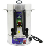 Armağan Çelik Tek Demlikli Çift Musluklu Çelik Elektrikli Semaver Inox