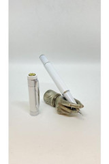 Divitpen White Snow Kartuşlu-Pistonlu Doldurulabilir Beyaz Dolma Kalem