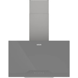 Uğur 6012 GGA3D 450 m³ Emiş Gücü 60 cm Cam Bacalı Duvar Tipi Davlumbaz Gri