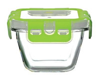 Paşabahçe Storemax Kare Cam-Plastik Saklama Kabı 2x290 ml