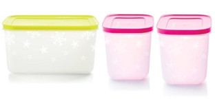 Tupperware Alaska Set Dikdörtgen Plastik Saklama Kabı 2x1.1 lt-2.5 lt