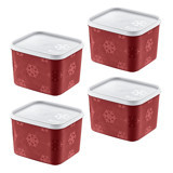 Smartware Kare Plastik Saklama Kabı 4x1.25 lt