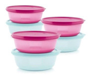 Tupperware Set Yuvarlak Plastik Saklama Kabı 6x600 ml