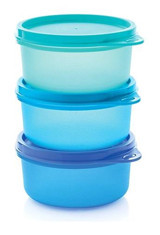 Tupperware Mini Set Yuvarlak Plastik Saklama Kabı 3x250 ml
