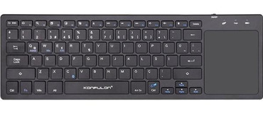 Konfulon V7 Türkçe Q Siyah Klavye