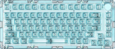 Akko İngilizce Q RGB 82 Tuşlu Blue Switch Kablosuz Turkuaz Mekanik Gaming Klavye
