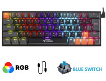 Sarftech Q RGB Blue Switch Kablolu Beyaz Mekanik Gaming Klavye