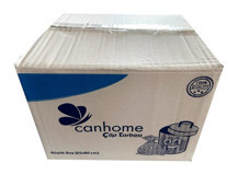 Canhome Büyük Boy 65x80 cm Çöp Poşeti 20x10 Adet Mavi