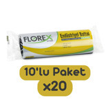 Florex Endüstriyel Battal Boy 72x95 cm Çöp Poşeti 20x10 Adet Siyah