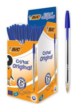Bıc Cristal Medium Tükenmez Kalem Mavi 50'li