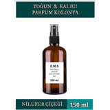 E.M.S Nilüfer Çiçeği Sprey Cam Şişe Kolonya 150 ml