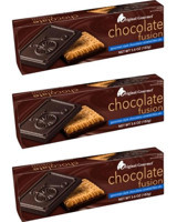 Original Gourmet Chocolate Fusion Bitter Çikolatalı Bisküvi 3x102 gr