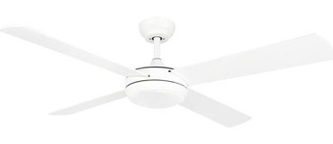 Dlc Levante Işıklı Kumandalı Mdf 4 Kanatlı Beyaz Tavan Vantilatörü