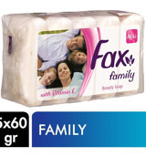 Fax Beyaz Sabun Katı Sabun 5x60 gr