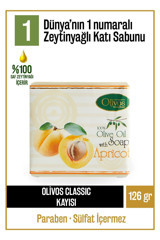 Olivos Organik Antibakteriyel Kayısı Katı Sabun 126 gr