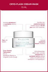 Clarins Cryo-Flash Nemlendirici Jel Yüz Maskesi 75 ml