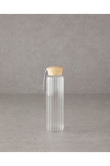 English Home Plastik Kapaklı Cam Sürahi 550 ml