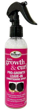 Difeel Growth&Curl Islak Görünümlü Hafif Saç Spreyi 177 ml