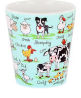 Tyrrell Katz Farmyard Kulpsuz 190 ml Alıştıştırma Bardağı Yeşil