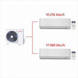 Toshiba 10+17 21000 Btu A++ Enerji Sınıfı R32 Inverter Multi Split Duvar Tipi Klima