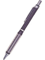 Mikro MP-9004 Silgili Plastik Metalik Kahverengi 0.9 mm Uçlu Versatil Kalem