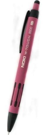 Noki W-Touch 8600 Silikon Metalik Pembe 0.7 mm Uçlu Versatil Kalem
