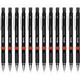 Rotring Visumax Metal Metalik Siyah 0.7 mm Uçlu Versatil Kalem 12 Adet
