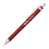 Rotring Tikky Retro Silgili Metal Metalik Kırmızı 0.7 mm Uçlu Versatil Kalem 12 Adet
