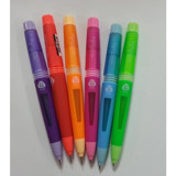 Gıpta Shake Silgili Silikon Neon Kırmızı 0.7 mm Uçlu Versatil Kalem
