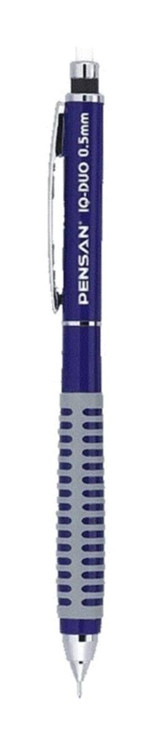 Pensan IQ-Duo Silgili Plastik Metalik Mor 0.7 mm Uçlu Versatil Kalem