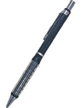 Mikro MP-9004 Silgili Plastik Metalik Siyah 0.9 mm Uçlu Versatil Kalem