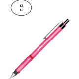 Rotring Silgili Metal Metalik Pembe 0.5 mm Uçlu Versatil Kalem 12 Adet