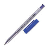Faber-Castell 1440 Plastik Tek Renkli 0.8 mm Mavi 5'li Tükenmez Kalem