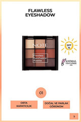 Note Flawless 01 Toz Mat Sedefli Far Paleti
