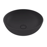 Bocchi Slim Line Tekli 38 cm Seramik Tezgah Üstü Çanak Lavabo Mat Antrasit