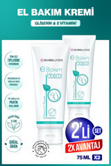 Biobellinda Gliserinli Tüm Ciltler İçin El Kremi 2x75 ml