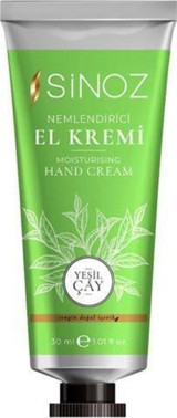 Sinoz Yeşil Çaylı Tüm Ciltler İçin El Kremi 30 ml