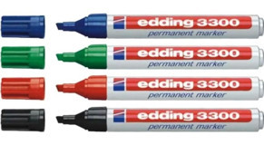 Edding 3300 4'lü Standart Silinebilir Renkli Tahta Kalemi Seti