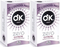 Okey Zero Extreme İnce Prezervatif 2x20'li
